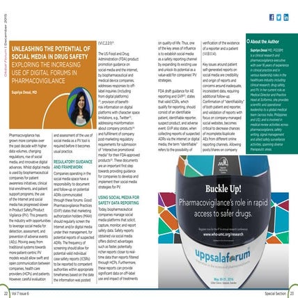 Unleashing the Potential of Social Media in Drug Safety Exploring the Increas...