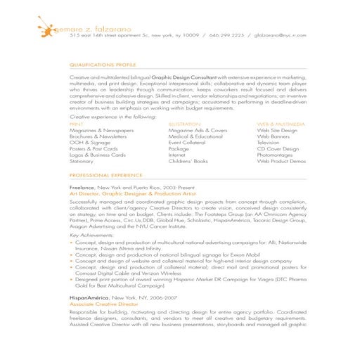 Gemare Falzarano Resume, Graphic Design, Art Director, Illustrator, Concept, ...