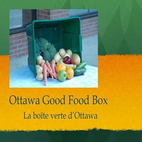 Good Food Box - Ottaw (La Boîte verte d'Ottawa)
