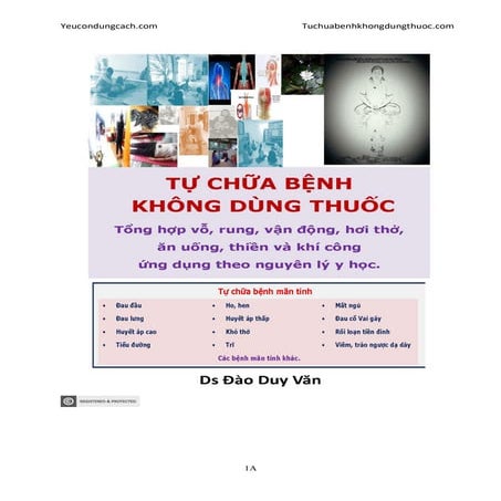 Sách: Tự chữa bệnh không dùng thuốc: Tổng hợp vỗ, rung, vận động, hơi thở, ăn...