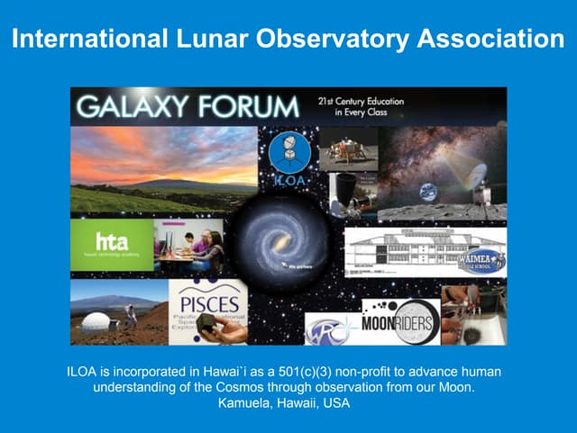 ILOA Galaxy Forum Hawaii 2014 -- Phil Merrell on Galaxy Education, Exploratio...