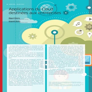 Applications du Cloud destinées aux...