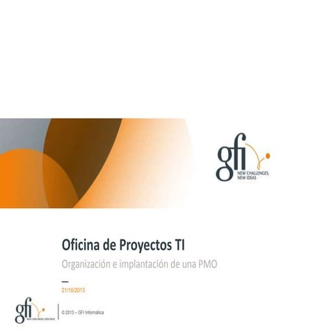 GFI - SQA - Propuesta servicios implantación PMO