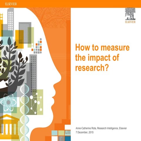 How to measure the impact of Research ?