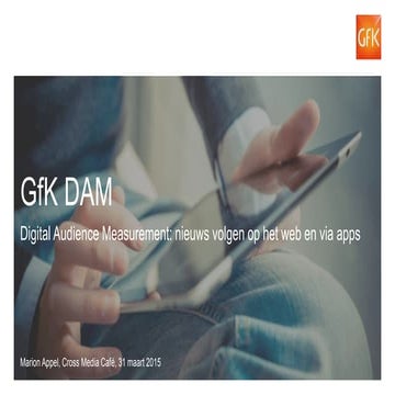 Marion Appel (GfK) @ CMC Nieuws