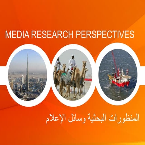 Media Market Research perspectives in Middle East