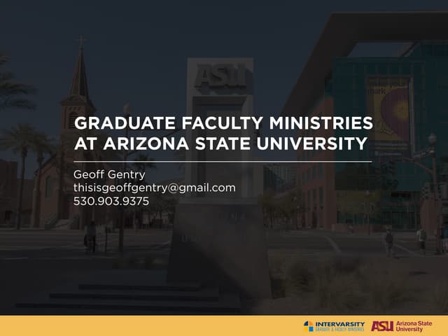 GFM ASU Slide Deck PPT GFM ASU Slide Deck PPT