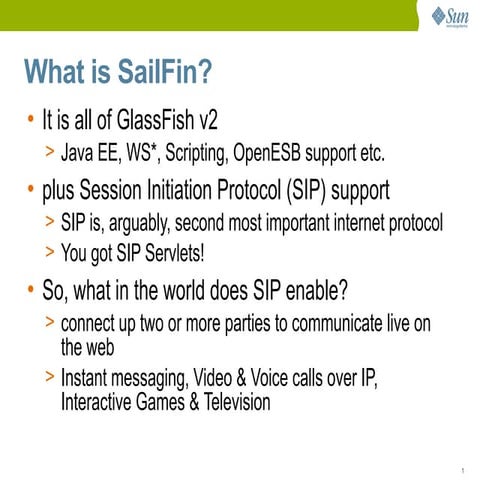 Gfp Launch Sailfin Whatis Sreeram