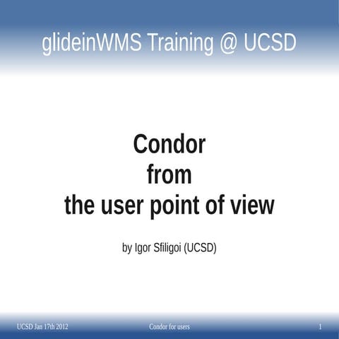 Presentation 15 condor-v1 | PPTX