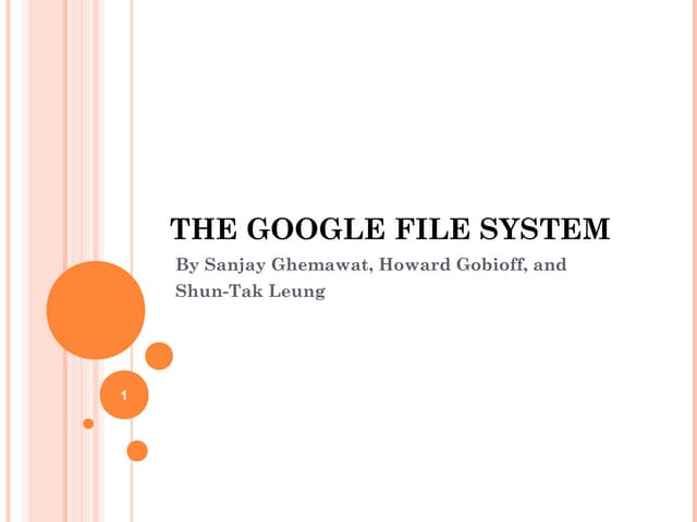 Google File System