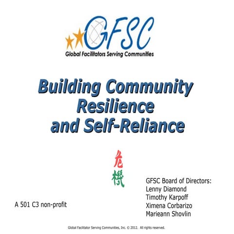 GFSC  - Global Facilitators Serving Communities