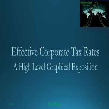 Effective Corporate Tax Rates - A Global Comparison