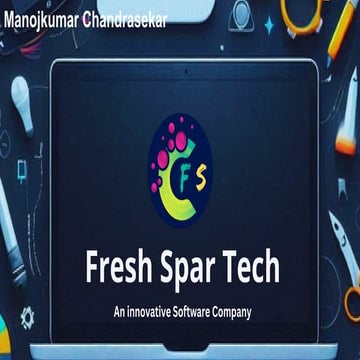 GFX - Fresh Spar Tech - Manojkumar Chandrasekar Brochure