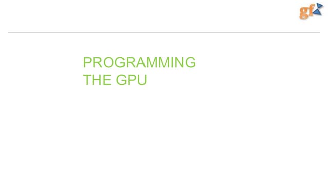 GFX Part 2 - Introduction to GPU Programming