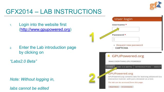 Gfx2014 Graphics Workshop - Lab manual