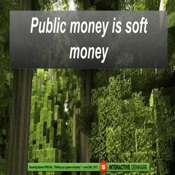 Public money is soft money