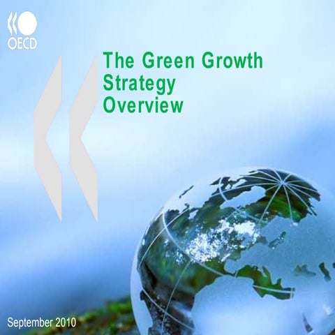 Green Growth Strategy: Overview – OECD