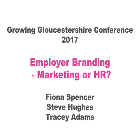 Employer Branding, Marketing or HR?