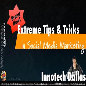 Brand New Extreme Social Media Tips and Tricks