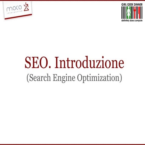 Search Engine Optimization (SEO): Introduzione
