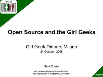 Open Source for Women / Girl Geeks