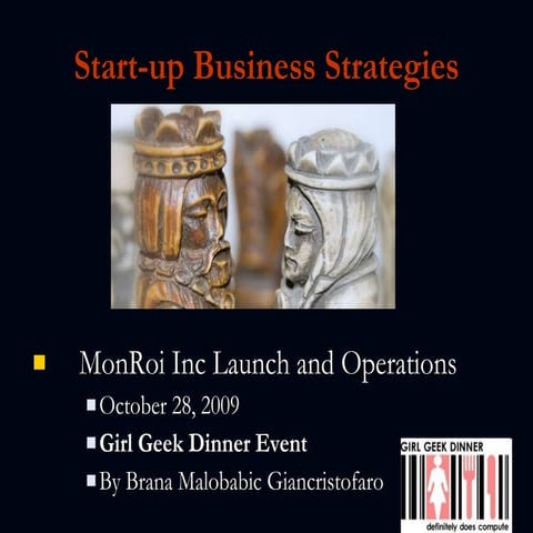 GGD Start Up Business Strategies