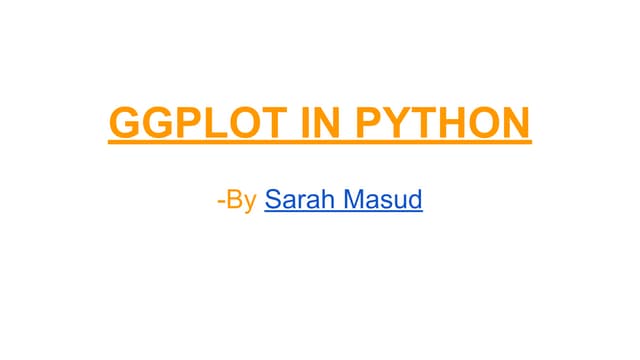Ggplot in python