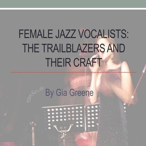 Female Jazz Vocalists