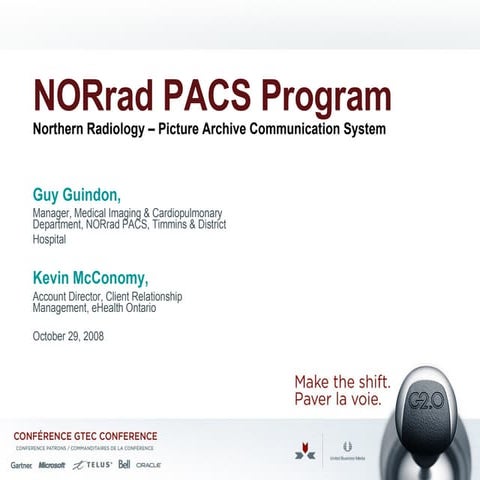 NORrad PACS Program Northern Radiology – Picture Archive Communication System