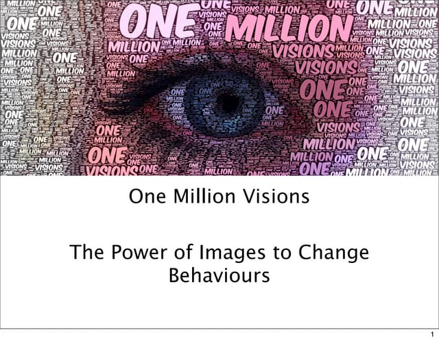 The Power of Images to Change Behaviours