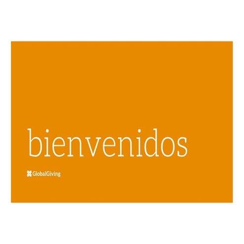 GlobalGiving Workshop Central America 2016