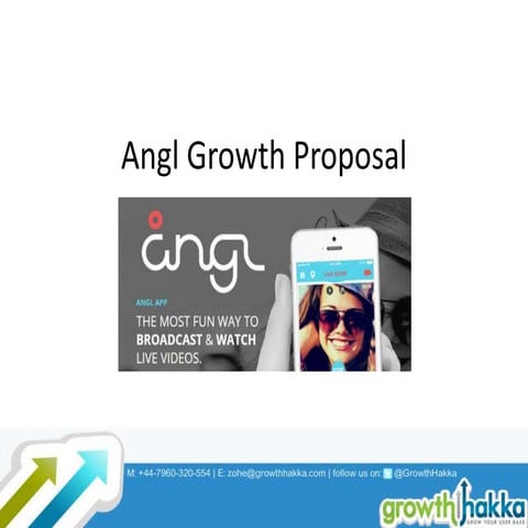 Growth Hacking Marketing for Mobile Video App Angl - Startup