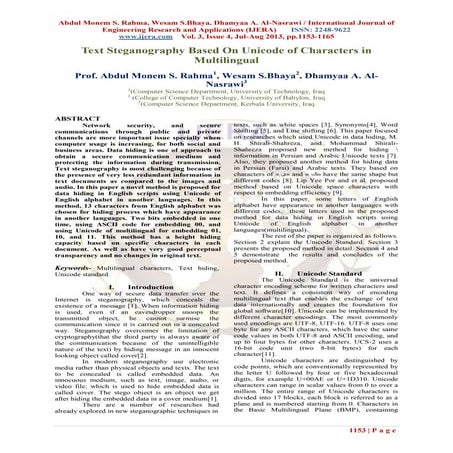 New text steganography method using the arabic letters dots | PDF