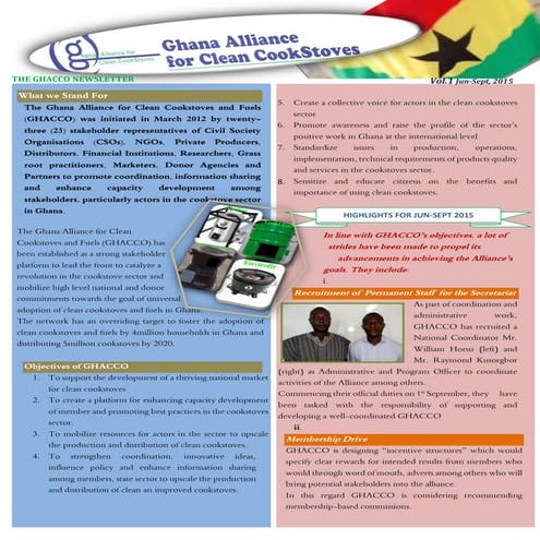 Ghana Clean Cooking Technical Report 2016. | PDF