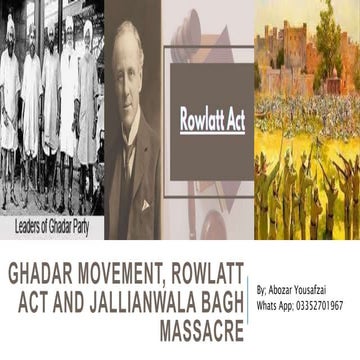 About Khilafat movement_ & Jallianwala Bagh | PPTX