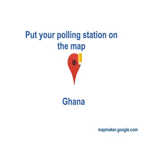 Put your polling station on the map