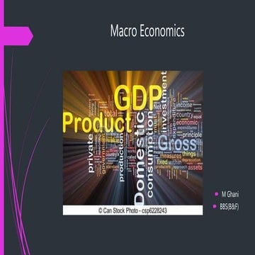 Macro Economics ppt