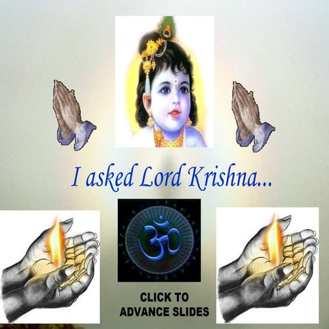 Ghanshyam Asked To Krishna