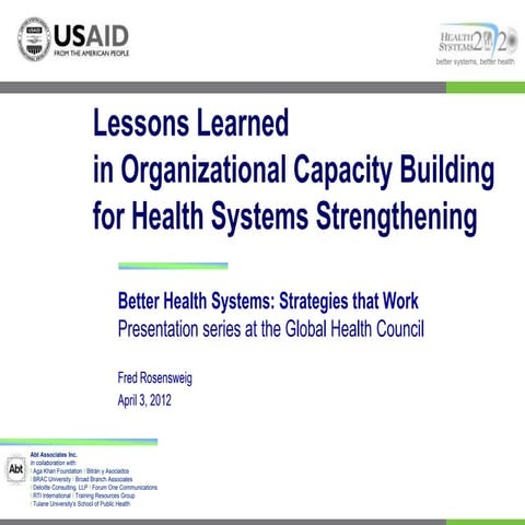 Capacity development in the public health | PPTX