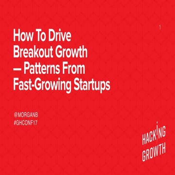 How to Drive Breakout Growth: Patterns of Fast-Growing Startups