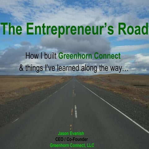 The Entrepreneur Road