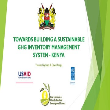 GHG inventory process kenya