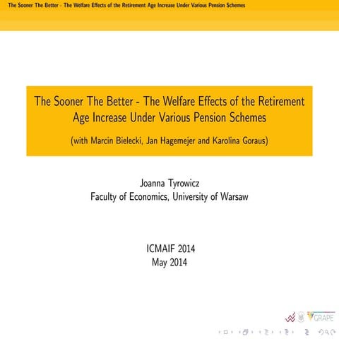 EmerytGRAPE presentation at ICMAIF2014