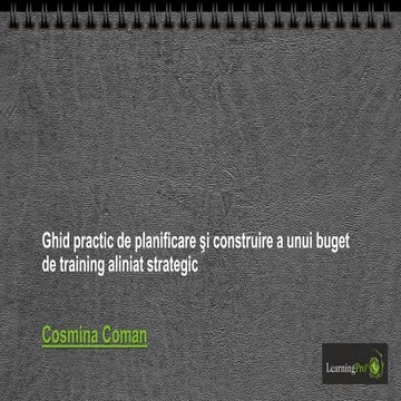 Ghidul Practic de Construire a Bugetului de Training