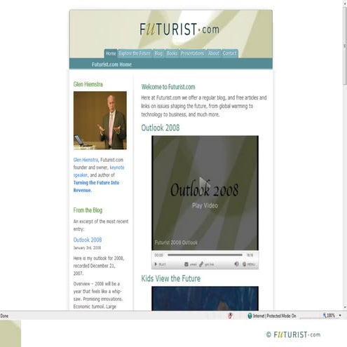 Future of Retail, Glen Hiemstra - Futurist Speaker