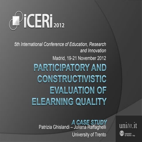 Participatory and Constructivistic eLearning Quality