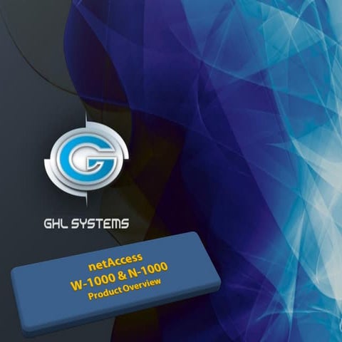 Ghl systems net access w & n series presentation   sept 2009 for wnb