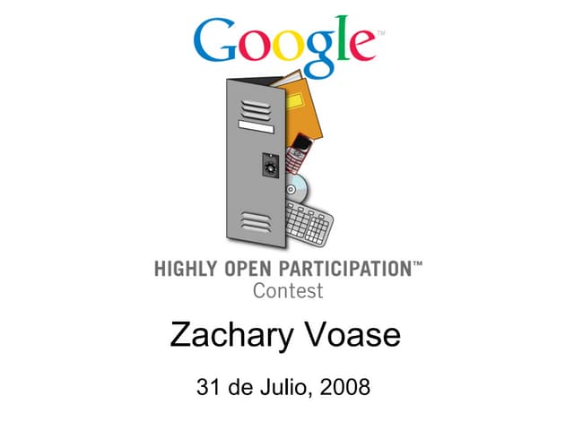 GHOP - GSoC Campus Party 2008
