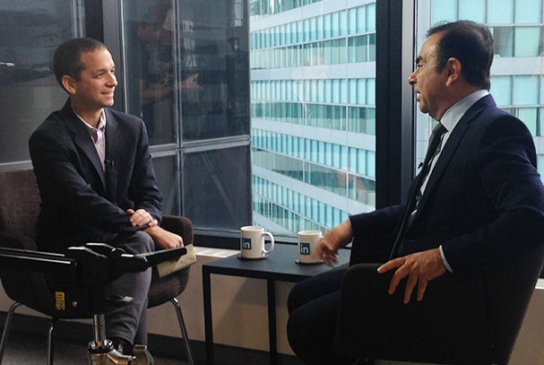 We Ask Carlos Ghosn of Nissan & Ren...