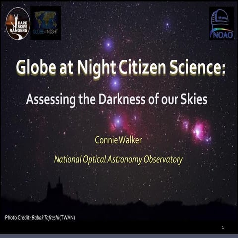 Globe at Night Citizen Science - Connie Walker